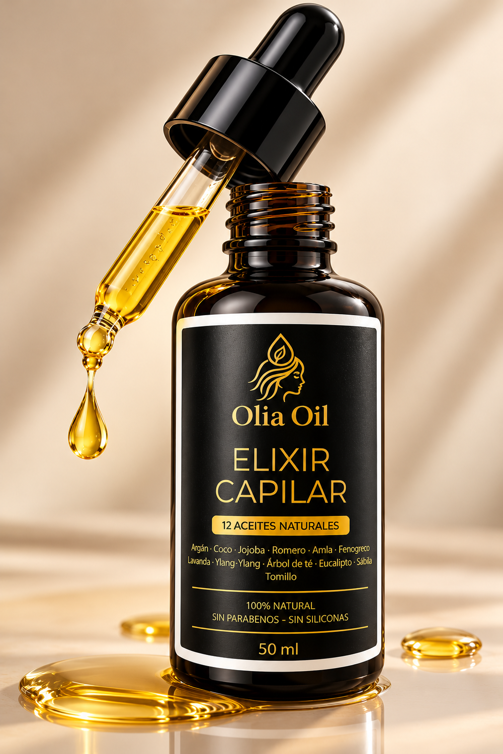 Textura del aceite capilar OLIA OIL